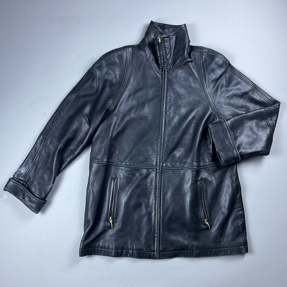 Men's Black Leather Jacket